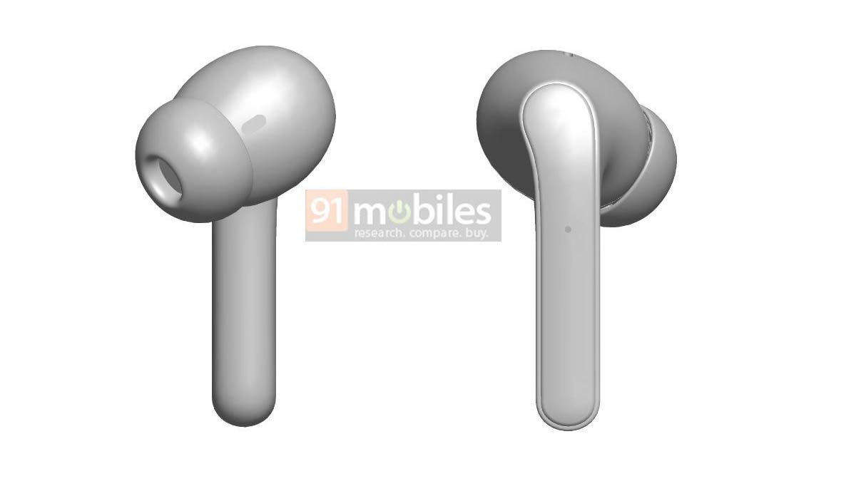 Patente revela design dos novos earphones TWS Realme Buds Air Pro