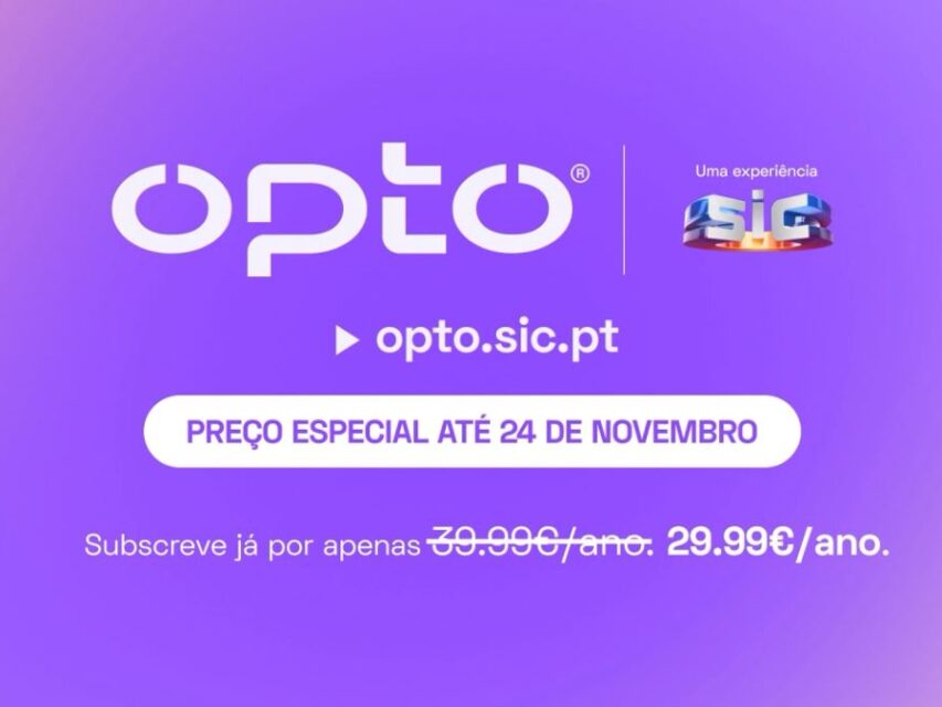 OPTO - Plataforma de streaming da SIC chega dia 24 de novembro