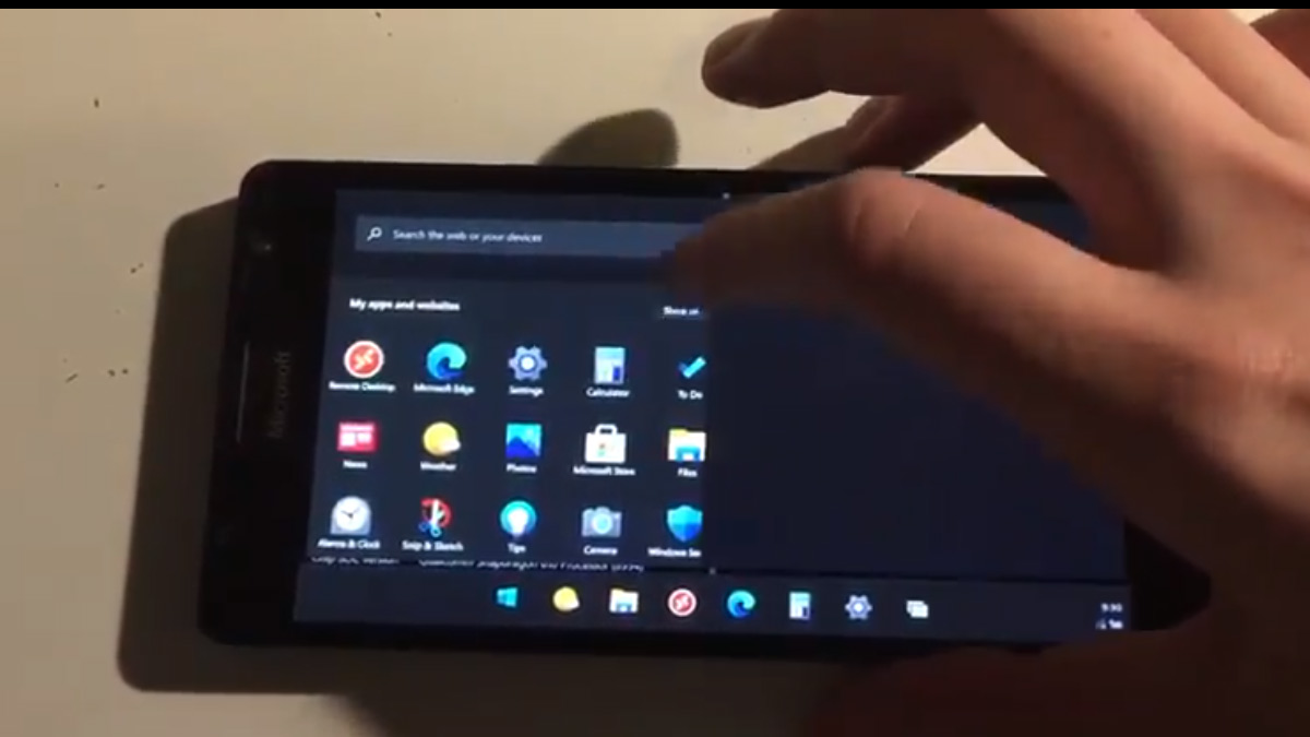 Vídeo mostra Windows 10X a correr num Lumia 950 XL