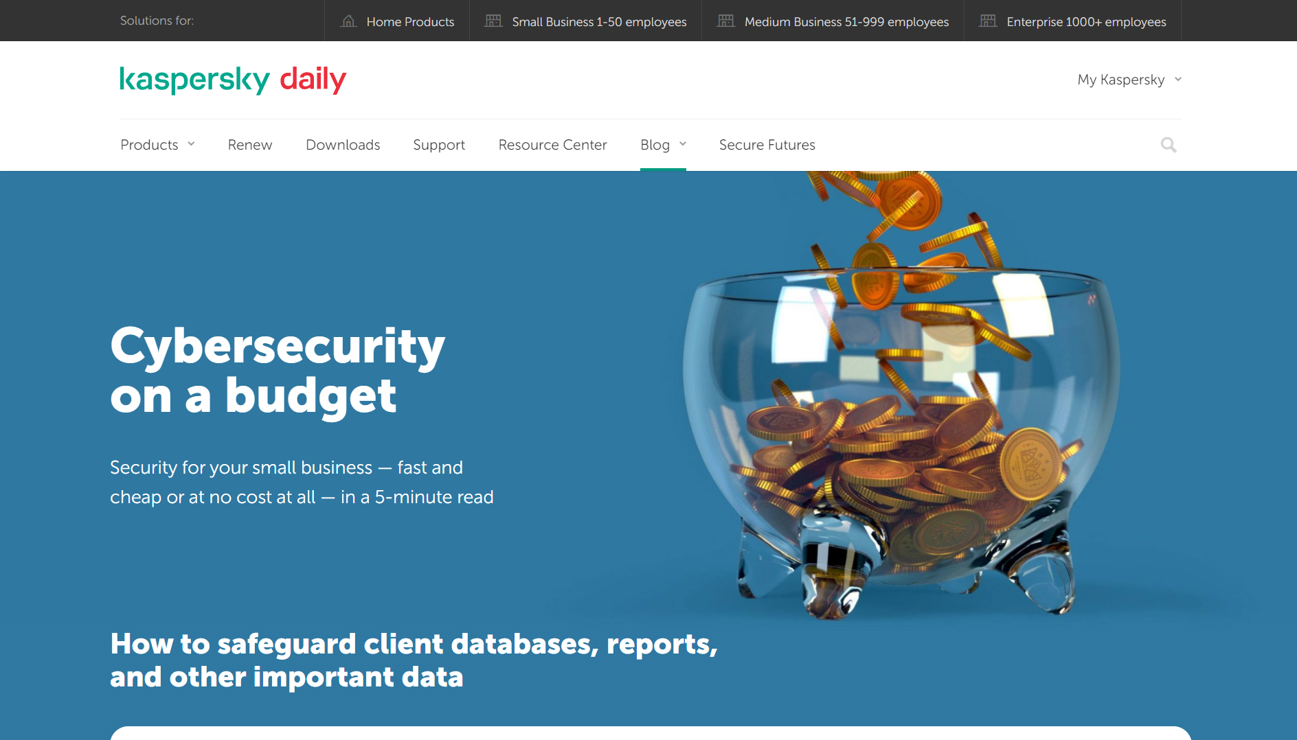 Kaspersky lança nova plataforma de segurança "low cost"