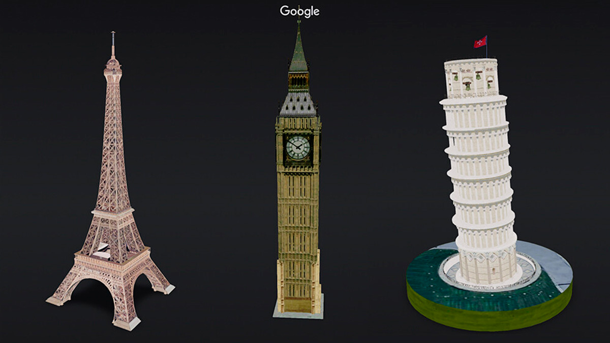 Google já permite ver monumentos em 3D na sua ferramenta de pesquisa para Android e iOS