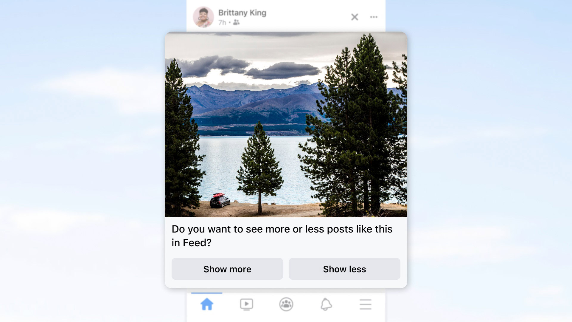 Facebook passa a ter botão "mostrar mais" e "mostrar menos" para personalizar o feed