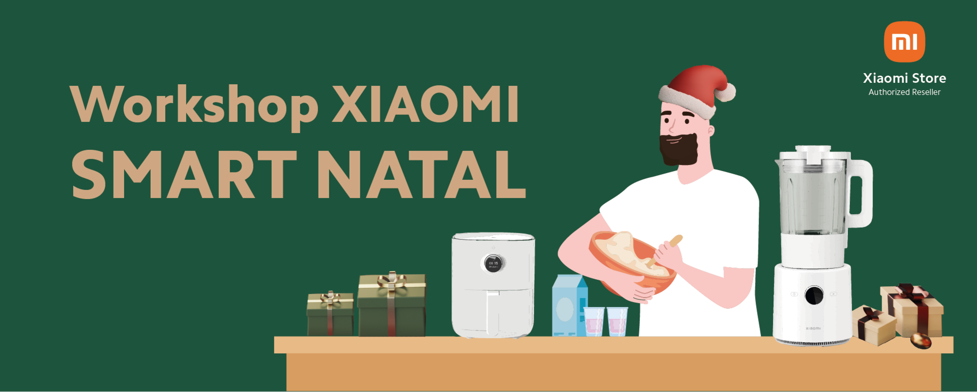 Xiaomi promove workshop para ensinar a cozinhar de forma mais "smart" no Natal