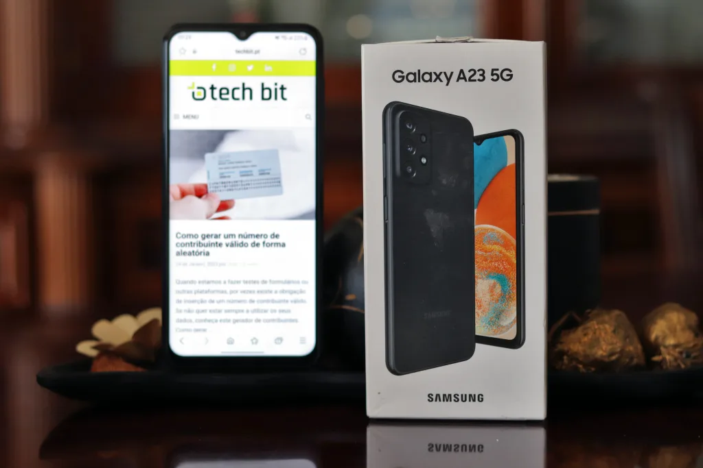 Smartphone Samsung Galaxy A23 Snapdragon 695 128GB Preto 5G Dual