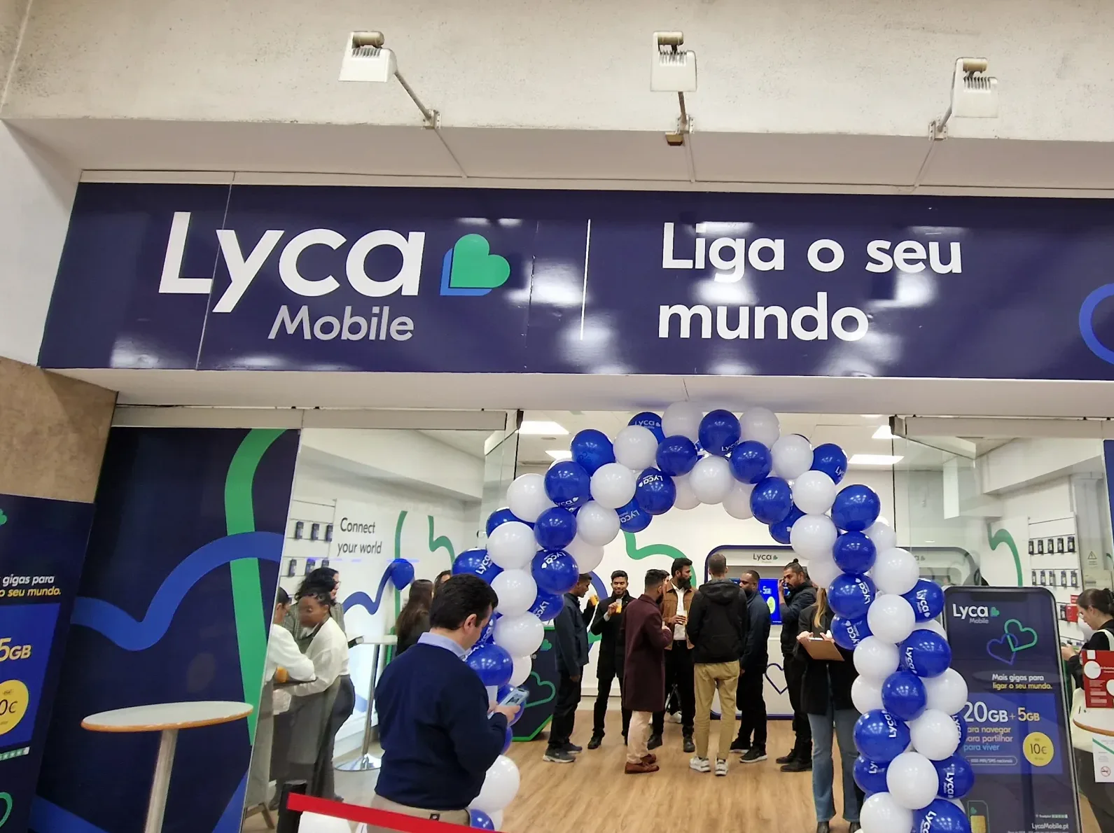 Lyca Mobile primeira loja