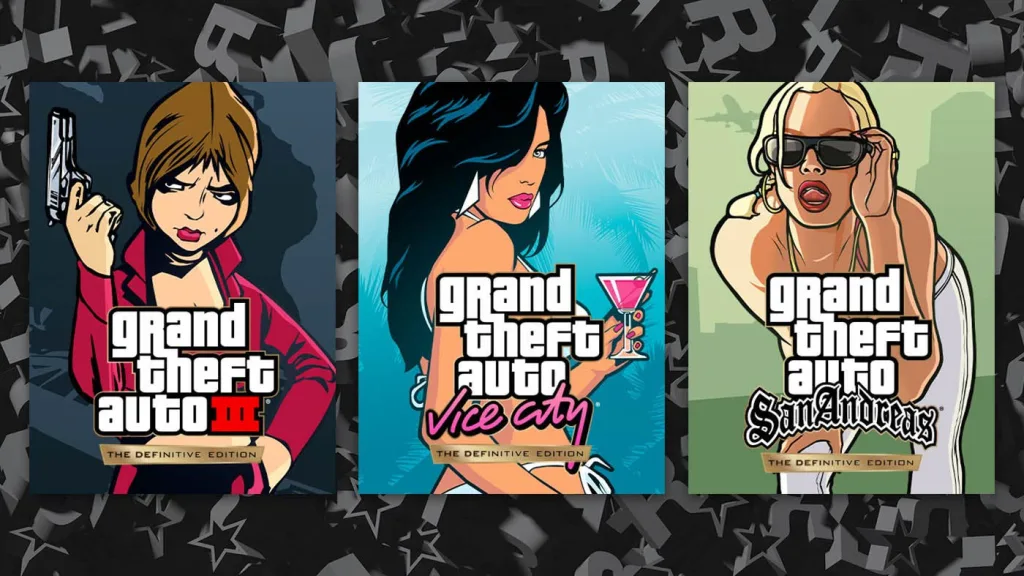 Grand Theft Auto, III, Vice City, and San Andreas on Netflix