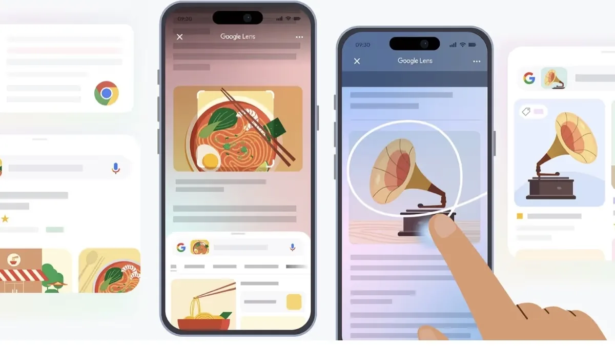 Já pode usar o "circundar para pesquisar" no iPhone google lens ios circle to search