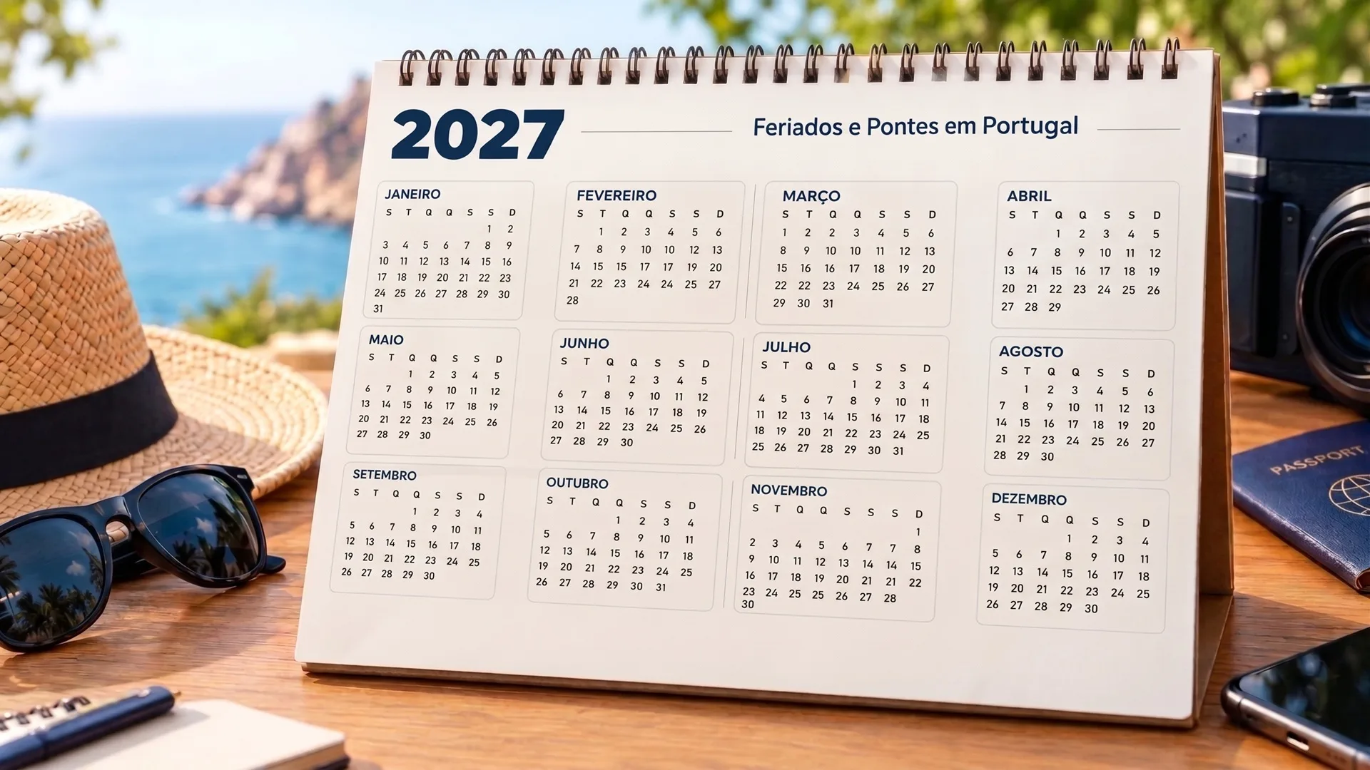 Já a planear as férias para 2027? Estas serão as melhores datas para aproveitar para viajar feriados e pontes portugal 2027