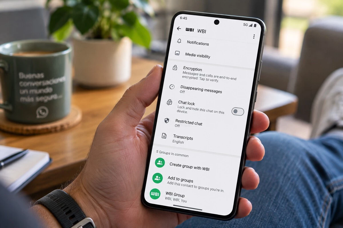 WhatsApp vai permitir bloquear conversas para que só apareçam no teu telemóvel principal whatsapp chat bloqueado